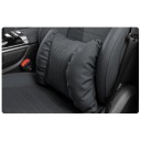Respaldo lumbar para automóvil de cuero sintético cojín suave y cómodo aproximadamente 38 × 28 × 11 cm accesorio ergonómico para el interior del vehículo 3