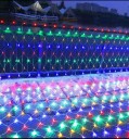 Rețea de lumini LED 2 x 3 m cu 192 de diode iluminat decorativ pentru feronerie, balcoane, terase și interior 9