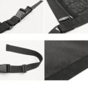 Rețea de plafon pentru mașină 80x55 cm rețea de depozitare neagră pentru plafon organizator de bagaje cu fermoar și catarame pentru interiorul vehiculului 3