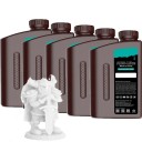 Ρητίνη παρόμοια με ABS 5x 1 kg 405 nm Για εκτυπωτές LCD 3D Υψηλή ακρίβεια Εύκολη μορφοποίηση Για λεπτομερή μοντέλα 2