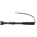 Retino telescopico per pesca a mosca 100 cm Testa pieghevole 41,5 x 30,5 cm Rete in gomma in monofilo Manico in alluminio Nero Per la pesca 8
