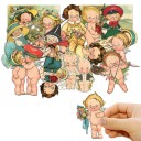 Ρετρό αυτοκόλλητα 15 τεμ 1