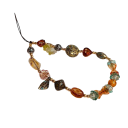 Retro Beaded Phone Pendant Colourful Mobile Chain Wrist Bracelet Short Camera Strap Bag Keychain 2