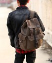 Retro canvas rugzak J2252 4