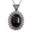 Retro dámský náhrdelník - černý 6