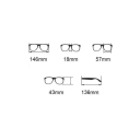 Retro-Kunststoffbrille gegen blaues Licht Stilvolle Unisex-Rahmen Augenschutz bei der Arbeit am Computer Lesen Mobilgeräte 2