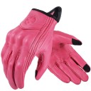 Retro leren motorhandschoenen voor dames en heren, bruin, all-season, aanraakbestendige, antislip motorhandschoenen 2
