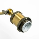 Retro nástenná lampa Otočná o 180° Patice E27 Kov Bronzovo-zlatá Napájanie 90-260 V Industriálny vintage dekor a osvetlenie do interiéru 4