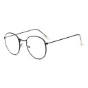 Retro Oval Non-Prescription Glasses 1