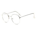 Retro Oval Non-Prescription Glasses 2