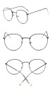 Retro Oval Non-Prescription Glasses 5