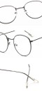 Retro Oval Non-Prescription Glasses 6