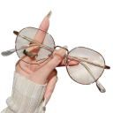 Retro Prescription Glasses for Distance -2.00 with Blue Light Filter Stylish Unisex Design Eye Protection for Computer Work and Driving 4