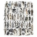 Retro Stickers Women 50 pcs E277 1