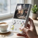 Retro Style Handheld Gaming Console with 128 GB Storage and 4-Inch IPS Display with Wi-Fi and Open Source Software for Classic Games 2
