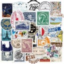Retro Travel Stickers 50 pcs 1