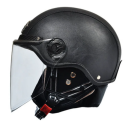 Retro uppfällbar motorcykelhjälm 55–62 cm Hjälm med utbytbart sommar- och vinterfoder Skyddande motorcykelhjälm av ABS-material 1
