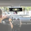 Rétroviseur intérieur grand angle pour voiture 38 x 7 x 3 cm Miroir multi-pièces avec miroirs latéraux et miroir pour enfant pour une meilleure visibilité 4