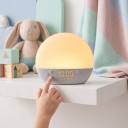 Réveil lumineux avec simulation de lever et coucher de soleil 30 sons pour dormir et bruit blanc 12 lumières colorées Dimming progressif Blanc 4