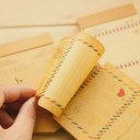 Revitettävä muistilappu 45 kpl retro kirjekuoria 2v1, 7,5 × 5,2 cm kaksipuolinen paperi kirjekuori ja kirjepaperi 4