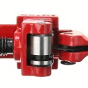 Řezačka trubek pro průměry 3 až 30 mm se stavěcím knoflíkem a vodicími válečky rozměr 144 x 63 mm červená na měděné a nerezové trubky 2