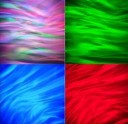 RGB farve natprojektor 7 farvetilstande USB 10 W 2