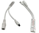 RGB LED vandtæt strip + controller + DC 12V strømadapter 8