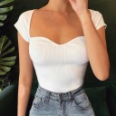 Ribbet top til kvinder A1315 6