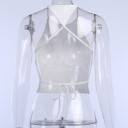 Ribbet top til kvinder A1356 5