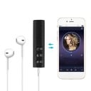 Ricevitore audio Bluetooth con clip e pulsanti per il controllo della musica Presa jack da 3,5 mm Per cuffie e in auto Adattatore jack da 3,5 mm 5