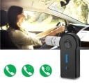 Ricevitore audio Bluetooth per auto con connettore jack da 3,5 mm Riproduzione musicale wireless dal telefono tramite AUX Microfono per chiamate 3