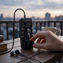 Ricevitore radio a banda larga ATS Mini V4 con chip SI4732 e DSP per FM AM e SSB con schermo da 1,9 pollici e ricarica USB-C di colore nero 5