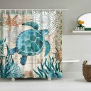 Rideau de douche animaux marins 1