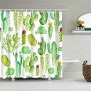 Rideau de douche avec des cactus 20
