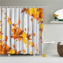 Rideau de douche avec motif de plante 8