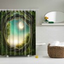 Rideau de douche avec motif nature 5