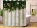 Rideau de douche de Noël C52 7