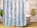 Rideau de douche de Noël C52 16