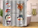 Rideau de douche de Noël C52 12