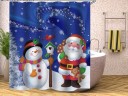 Rideau de douche de Noël C52 19
