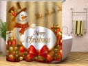 Rideau de douche de Noël C52 3