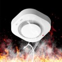 Rilevatore di fumo da soffitto 9 x 9 x 4,2 cm Rivelatore di incendio Sensore ottico Allarme domestico Sensore di sicurezza Protezione 2