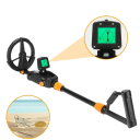 Rilevatore di metalli per bambini impermeabile 70 x 17 cm con display LCD Lunghezza regolabile Manico ergonomico Ricerca di tesori in giardino e nella sabbia 2