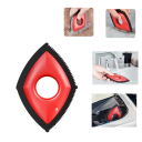 Rimuovi peli di animali 14,5x9,5x1,8 cm Strumento di pulizia per divano, tappeto, sedile auto Riutilizzabile 4 punte Manico Design doppio lato 2