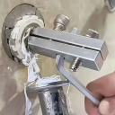 Rimuovi viti universale per rubinetti in acciaio inossidabile Strumento pratico per riparazioni di impianti idraulici e installazioni domestiche 4