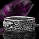 Ring med varg D2159 1