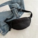 Riñonera colorida para mujer, 35 x 15 x 9 cm, impermeable, con forma de media luna, gran capacidad, para viaje, con cremallera, estilo 2