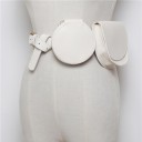 Riñonera de piel para mujer J158 6