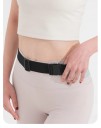 Riñonera deportiva para correr con dos bolsillos, orificio para auriculares, cremalleras para teléfono móvil, para correr, senderismo, ciclismo, ligera y cómoda de llevar. 2