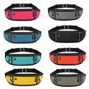 Riñonera deportiva para correr de 40 cm. Riñonera deportiva colorida con elementos reflectantes. Múltiples bolsillos. Circunferencia ajustable de 80 a 100 cm. 1